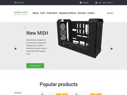Интернет-магазин для майнинговых ферм