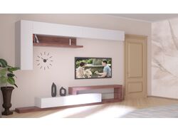3d визуализация гостиной