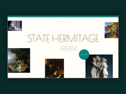 Редизайн первого экрана сайта музея