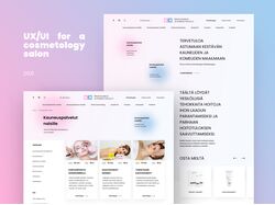 UX/UI для сайта косметологии в Финляндии