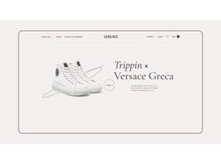 Дизайн интернет магазина одежды — Versace