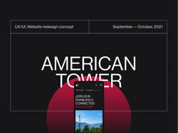 Дизайн корпоративного сайта — American Tower Corp
