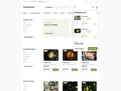 FRESHNESCOM - Адаптивная верстка интернет-магазина