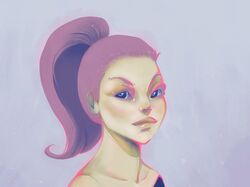 Purple hair