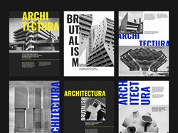 Постеры Brutalism. Architectura