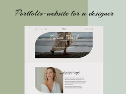 Portfolio-website for a designer