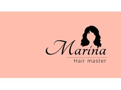 Hairdresser logo, business card