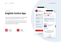 English Centre App | UI / UX Design