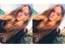 Обработка фото в стиле рисованного минимализма.
