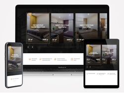 Адаптивная Верстка двух слайдеров для 1apart.ru