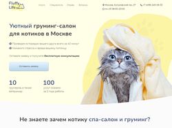 Лендинг для груминг-салона