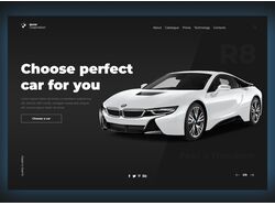 Landing Page "BMW Corporation"