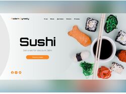 Landing Page "Sushi Dynasty"