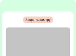 Камера телефона на сайте