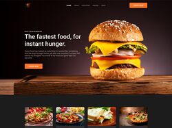 Burger Landing page