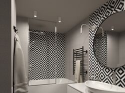 Визуализация интерьера ванной комнаты