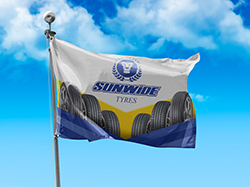 Разработка дизайна флага для компании SUNWIDE