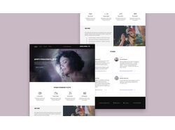 Landing Page для фотографа