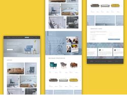 Landing Page для мебельной компании