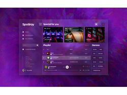 Дизайн интерфейса стриминговой платформы