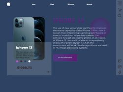 Проект-портфолио "iphone 13"