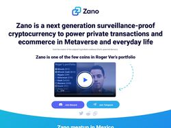 Zano Landing page