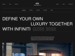 Infiniti - redesign website PART 2