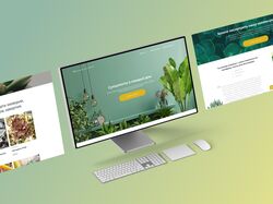 Дизайн интернет-магазина Homemade succulents