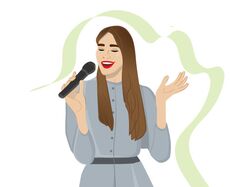 Девушка, которая поет
