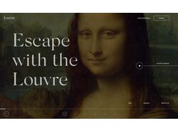 The Louvre | Редизайн вебсайта | Концепт