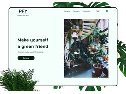 Website for selling plants