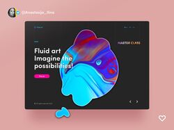 Main page for  fluid art
