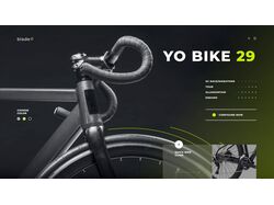 Дизайн лендинга Yo Bike