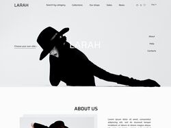 LaraH - дизайн магазина одежды