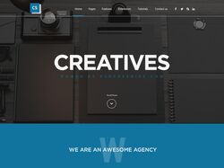 Адаптивная верстка сайта Creatives