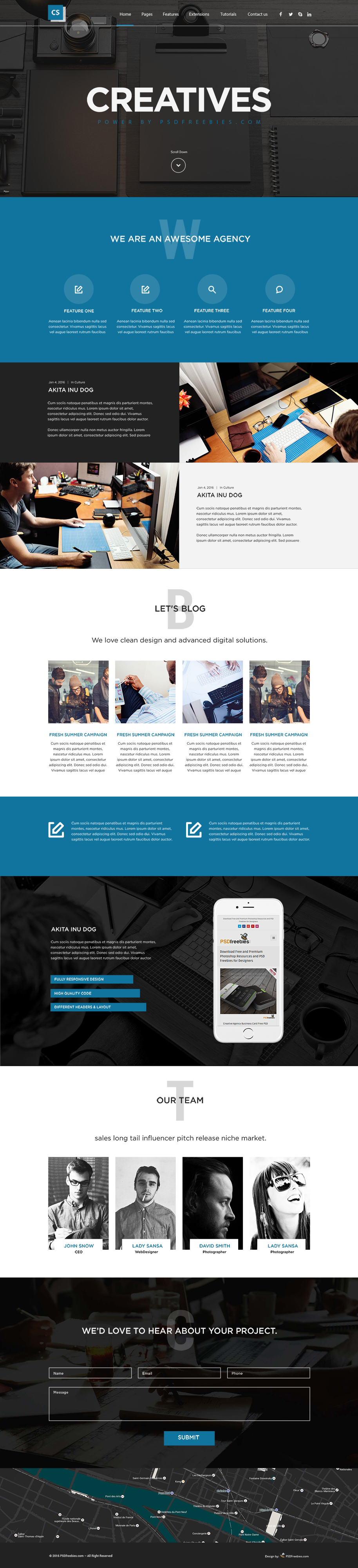 Creative Digital Agencies Website Templates Free PSD Set.jpg
