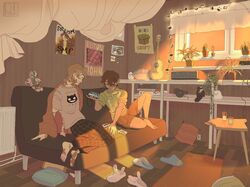 Друзья и Закат