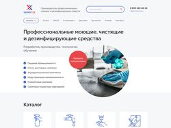 Создание дизайна сайта для компании, производящей