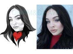 Портрет векторный