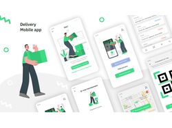 Дизайн мобильного приложения курьера- Z-System