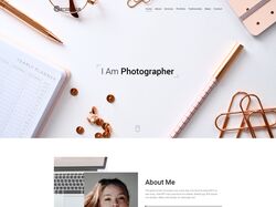 Верстка портфолио фотографа