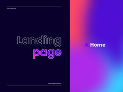 Landing page сайта-визитки для магазина A.Home