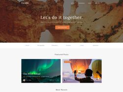 Легкая адаптивная вёрстка с анимациями