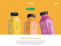 Адаптивная вёрстка landingPage «Smoothies»