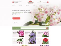 Сайт для продажи комнатных растений