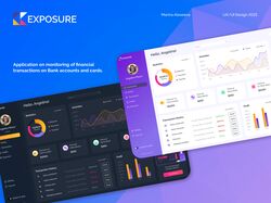 Dashboard monitoring of financial