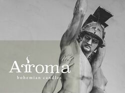 Концепция бренда свечей ручной работы "Arroma"