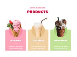 Верстка лендинговой страницы для Yummi IceCream