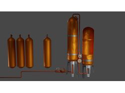 Фантазийная модель газобаллонного оборудования