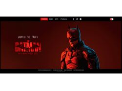 BatmaN - Адаптивная вёрстка сайта к фильму Бэтмен